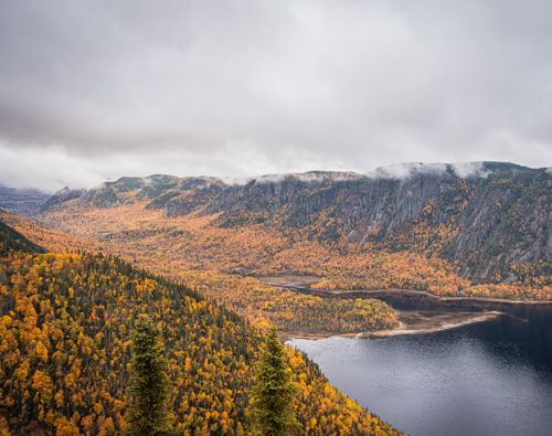 Fjord saguenay fall